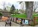 Charming backyard patio with unique decor and a wooden privacy fence, perfect for outdoor relaxation at 601 E 95Th St, Indianapolis, IN 46240