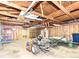 Spacious garage with ample storage and work space, perfect for projects and organization at 6113 N 250 E, Greenfield, IN 46140