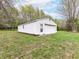 Exterior view of the detached two car garage at 6113 N 250 E, Greenfield, IN 46140