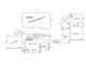 Detailed floor plan showcasing the layout of the home, including a 2-car garage, kitchen, and unfinished basement at 7104 Combs Rd, Indianapolis, IN 46237