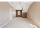 Spacious bedroom featuring neutral colors, carpet, ceiling fan, and a window for natural light at 720 Bucksport Ln, Westfield, IN 46074