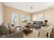 Bright living room featuring neutral walls, and comfortable furniture at 720 Bucksport Ln, Westfield, IN 46074