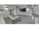 Inviting living room with a view of the kitchen and the stairway to the second floor at 7860 Sergi Canyon Dr, Indianapolis, IN 46217