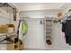 This closet has clothing racks and shelf storage at 8218 San Carlos Ct, Indianapolis, IN 46256