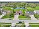 Charming home with a well-manicured lawn, mature trees, and a serene pond view, creating a peaceful setting at 8324 Thorn Bend Dr, Indianapolis, IN 46278
