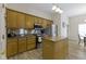 Functional kitchen featuring stainless steel appliances, granite countertops, and ample cabinet space at 8324 Thorn Bend Dr, Indianapolis, IN 46278