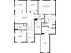 Floorplan for the second floor at 8330 Dumfries Dr, Brownsburg, IN 46112