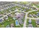 Stunning aerial view of a well-maintained community featuring lush landscaping and community amenities at 957 Commander Ct, Westfield, IN 46074