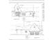 Detailed blueprint showcasing the rear and left side elevations of the house, indicating dimensions at 10415 Westfield Blvd, Carmel, IN 46280