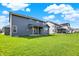 Large, well-maintained backyard with ample green space, perfect for outdoor entertainment and recreation at 10423 Hamburg Dr, Fortville, IN 46040