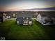 Expansive backyard with lush green lawn, perfect for outdoor activities at 10423 Hamburg Dr, Fortville, IN 46040