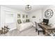 Cozy bedroom with comfortable carpet, neutral walls, and a desk area at 11862 Stoney Bay Cir, Carmel, IN 46033