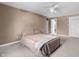 Bedroom featuring carpeted floors and a window letting in natural light at 12867 Andover Dr, Carmel, IN 46033