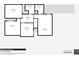 Second floor plan view with bedrooms, hallway, and bathrooms accurately showing layout and square footage of each room at 12867 Andover Dr, Carmel, IN 46033