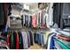 Spacious walk-in closet with ample storage and organization systems at 13836 Fieldcrest Dr, McCordsville, IN 46055