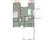 Detailed floor plan showcasing the layout of rooms, bathrooms, kitchen, and garage at 15053 Garden Mist Pl, Fishers, IN 46037
