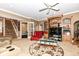 Finished basement with a cozy seating area, entertainment center, and stylish decor for relaxation at 19311 Morrison Way, Noblesville, IN 46060