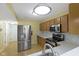 Updated kitchen featuring stainless steel appliances and ample cabinet space at 2020 Tourmaline Dr, Westfield, IN 46074