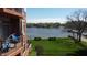 Relaxing condo balcony with a view of the lake and waterfront community at 20971 Shoreline Ct # 305, Noblesville, IN 46062