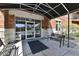 Inviting entrance to a building featuring seating area at 20971 Shoreline Ct # 305, Noblesville, IN 46062