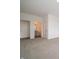Bright bedroom featuring neutral carpet, white walls, and an ensuite bathroom for added convenience at 210 Aster Way, Greenfield, IN 46140