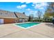 Brick pool house with ample windows next to a sparkling community pool at 2270 Brightwell Pl, Indianapolis, IN 46260