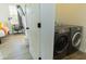 Convenient laundry area with modern washer and dryer units, perfect for easy chores at 2302 Prospect St, Indianapolis, IN 46203