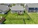 This home features a large fenced in backyard with a deck, perfect for relaxation or entertaining guests at 2427 Apple Tree Ln, Indianapolis, IN 46229