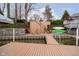 A wooden staircase and dock lead to the water with space for kayaks and other water activities at 2428 Hawthorn Pl, Noblesville, IN 46062