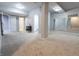Finished basement featuring neutral paint, recessed lighting, mirrors and plush carpeting at 2545 Coneflower Ct, Columbus, IN 47201
