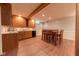 The basement contains a dining table and kitchenette at 3413 Putter Pl, Columbus, IN 47203
