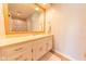The bathroom is equipped with a vanity sink and mirror at 3413 Putter Pl, Columbus, IN 47203