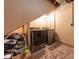 Basement laundry area with washer and dryer at 3413 Putter Pl, Columbus, IN 47203