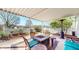 Comfortable back porch with a table and chairs at 4243 Bay Leaf Cir, Indianapolis, IN 46237