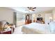 This main bedroom is bright with natural light, has a walk-in closet and en-suite bathroom at 4243 Bay Leaf Cir, Indianapolis, IN 46237