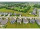 Expansive aerial view of a neighborhood with well-maintained lawns and charming homes at 4245 W Fork Dr, Westfield, IN 46062