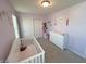 Cozy Bedroom with soft colors, a crib, changing table, and ample space at 4245 W Fork Dr, Westfield, IN 46062