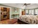 Spacious main bedroom with a seating area and ensuite wet bar, perfect for relaxing at 5872 Lake Kessler Ct, Indianapolis, IN 46226