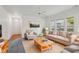Cozy living room with plush seating, natural light, and stylish decor at 6017 Riva Ridge Dr, Indianapolis, IN 46237