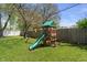 Backyard playground set with slide and swing at 615 W Stop 11 Rd, Indianapolis, IN 46217