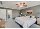 Spacious bedroom featuring neutral walls, carpet flooring, with a view of an ensuite bath at 6220 Yellow Birch Ct, Avon, IN 46123