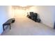 Unfinished basement area offers potential for customization and additional living space at 7121 Fields Way, Indianapolis, IN 46239