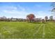 Large, well-maintained backyard with playground, gazebo, and plenty of open space for recreation at 7280 E Patricia Dr, Camby, IN 46113