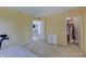 Bedroom with carpet flooring and access to a walk-in closet at 825 Palisades Ct, Greenwood, IN 46143