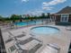 Inviting pool and spa area with ample seating providing a perfect spot for relaxation and recreation at 8502 Hemingway Dr, Indianapolis, IN 46239