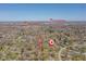 Aerial view of property close to Central Park, The Palladium and the Monon Trail at 10586 W School Pkwy, Carmel, IN 46280