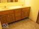Bathroom featuring a double sink vanity with ample counter space at 1080 W Wildflower Ct, Mooresville, IN 46158