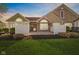 Charming home featuring a combination of stone and siding, complemented by a well-manicured lawn and stylish fence at 1098 Extraordinary Trl, Greenfield, IN 46140
