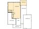 A finished basement floorplan highlighting the game room, bath, crawl space, and garage slab at 11338 Briargate Dr, Fishers, IN 46055
