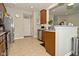 Well-appointed kitchen featuring stainless steel appliances and ample counter space and wood cabinets at 1175 Bent Tree Way, Plainfield, IN 46168